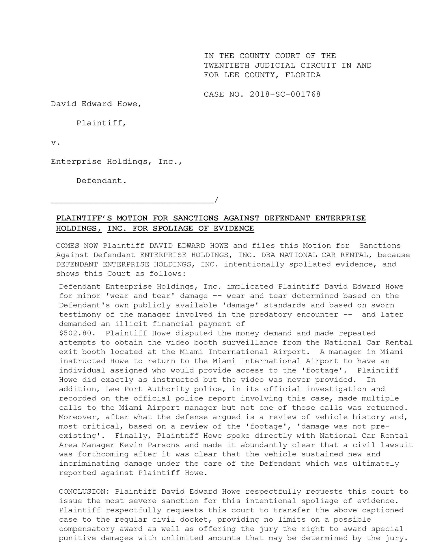 Motion to Sanction for Evidence Spoliation.pdf DocDroid